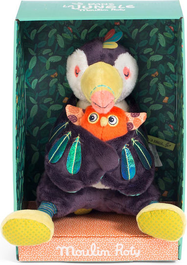 Moulin Roty Animal Paloma made of Fabric with Music for 0++ Months