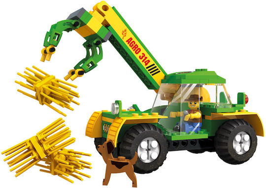 Blocki Blocki Bauklötze Hebe-Traktor Für 6+ Jahre 136 Stück
