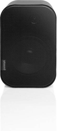 Artsound Παθητικά Επιτοίχια Ηχεία 60W (Ζεύγος) 11.5x11.2x18εκ. Μαύρα UNI30 B