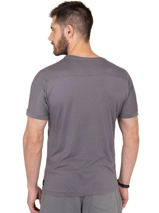 DIRTY LAUNDRY FRONT DARTS MODAL T-SHIRT ΑΝΔΡΙΚO DLMT02-GREY (GREY)