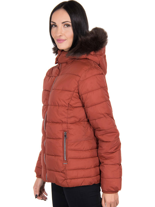 BYOUNG 'BOMINA' PUFFER JACKET FOR WOMEN 20806280-80219 (80219/DARK COPPER)