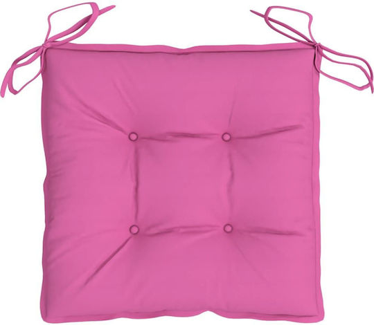 vidaXL Pernă Scaunului De Grădină Roz 4 Bucăți 40x40 Cm