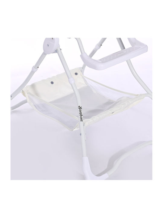 Lorelli Bonbon Foldable Baby Highchair Cloud Gray Elephant