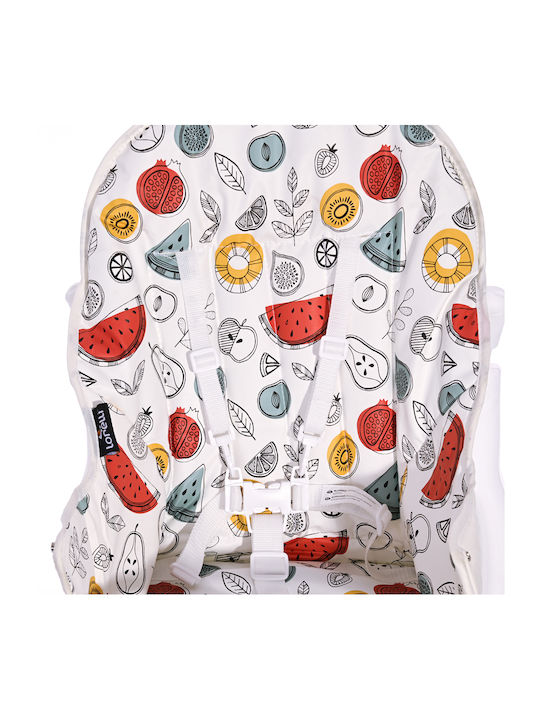Lorelli Bonbon Foldable Baby Highchair Noble Gray Hippo