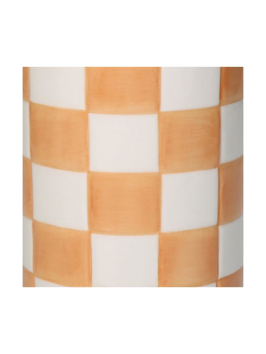 ArteLibre Decorative Vase Orange 10.2x10.2x20.3cm