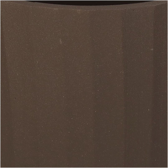 ArteLibre Ghiveci Aluminiu Maro 17x17x20εκ.