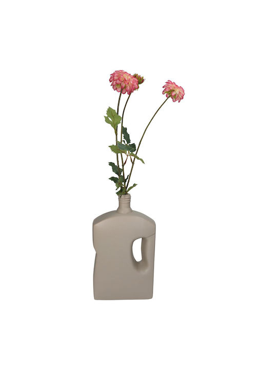 ArteLibre Decorative Vase Beige 16x8.3x28.5cm