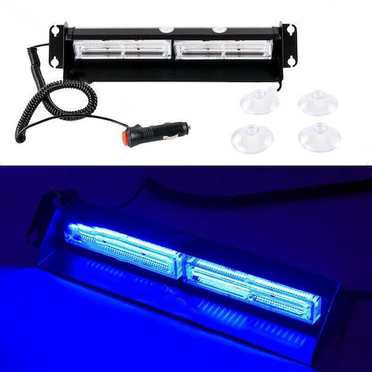 Auto-Signalleiste LED 12 / 24V Wasserdicht 7cm mit Rot Beleuchtung