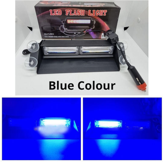 Auto-Signalleiste LED 12 / 24V Wasserdicht 7cm mit Rot Beleuchtung