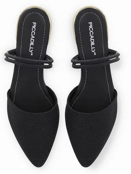 274079 Fără toc Piele Mule în Culoare Negru
