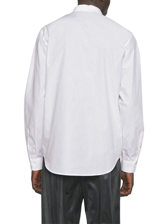 Just Cavalli Men's Shirt Long Sleeve Cotton White