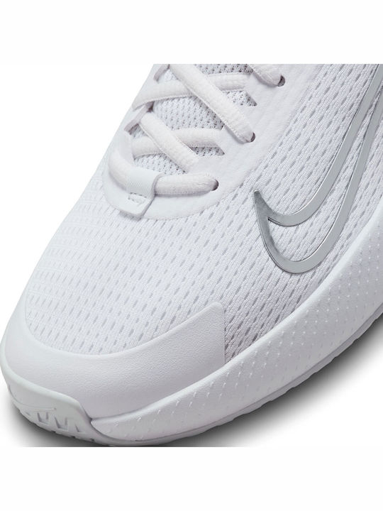 Nike Court Vapor Lite 2 Γυναικεία Παπούτσια Τένις για Όλα τα Γήπεδα White / Metallic Silver