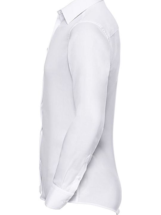 Long Sleeve Cotton Shirt White