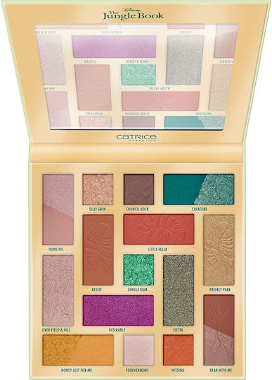 Catrice Cosmetics Disney The Jungle Book Paletă cu Farduri de Pleoape Formă Solidă 020 Rămâneți în junglă 28gr