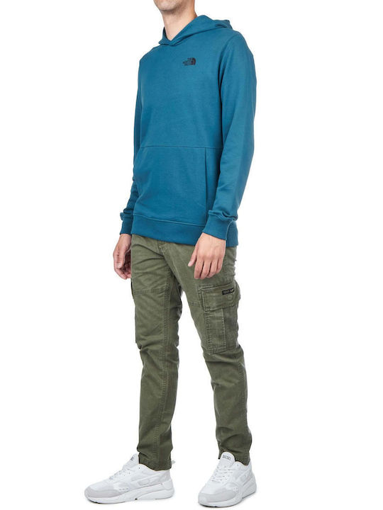 Sweatshirt with Hood Petrol