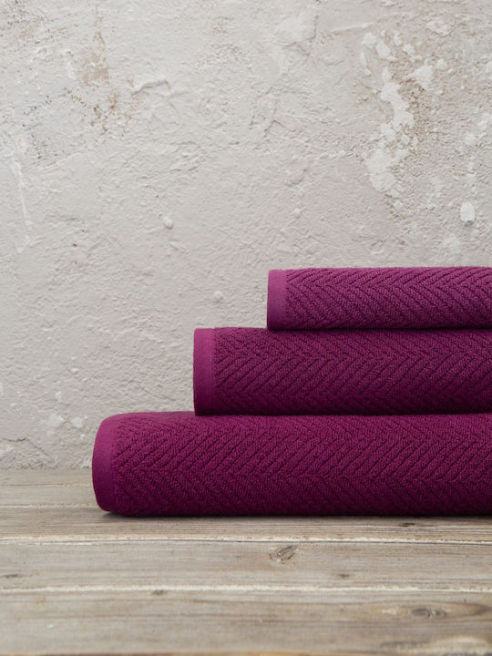 Nima Hand Towel Bold 30146 30x50cm. Dark Magenta Weight 550gr/m²