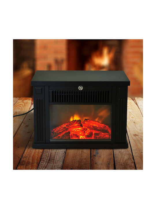 HomCom Επιδαπέδιο Ηλεκτρικό Τζάκι 600W 34x17cm