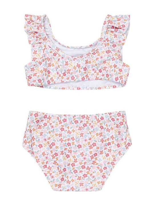 Little Dutch Summer Flowers Costum de baie pentru copii Bikini Roz