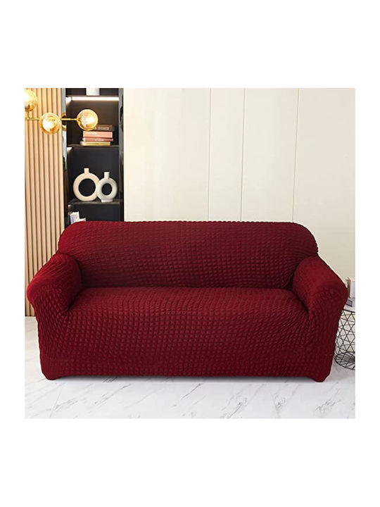 Elastic Cover for Two Seater Sofa Burgundy 1pcs 2SEAT-XV-BORDO
