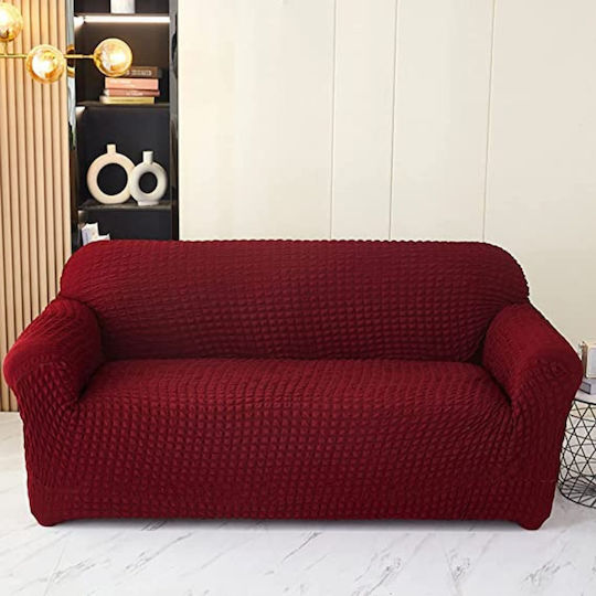 Elastic Cover for Two Seater Sofa Burgundy 1pcs 2SEAT-XV-BORDO