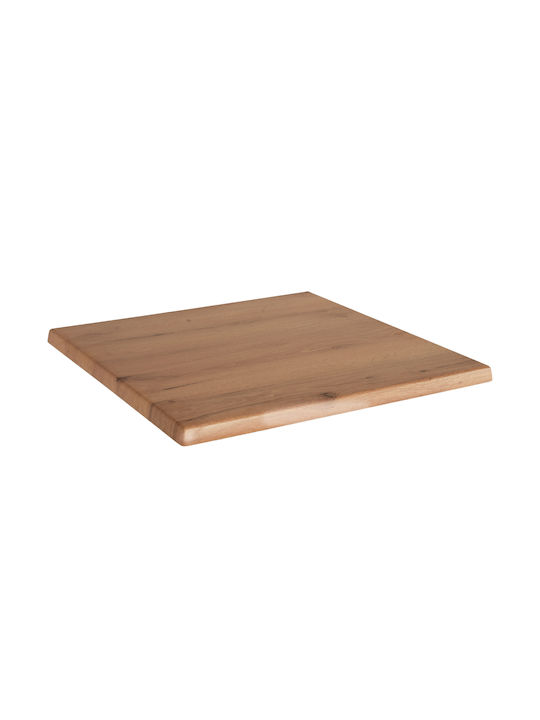 HomeMarkt Square Werzalit Table Surface Natural 70x70cm