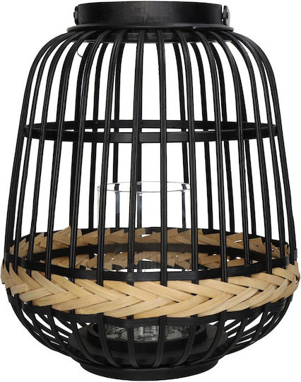 ArteLibre Φαναράκι Bamboo Επιδαπέδιο Μαύρο 29.5x29.5x34.5εκ.