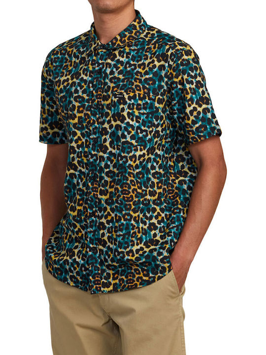 Short-sleeved Cotton Shirt Multicolour