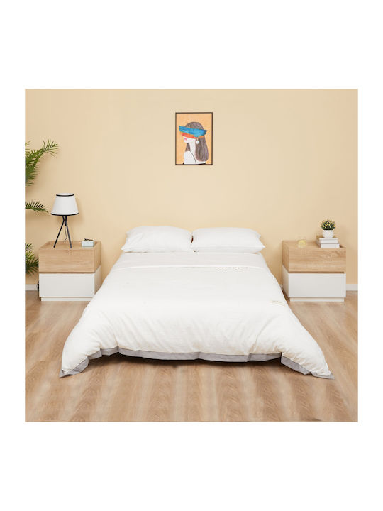 Nachttisch Braun 50x40x47.5cm