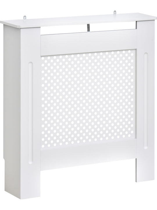 HomCom Κάλυμμα Καλοριφέρ από MDF Λευκό 78x19x82cm