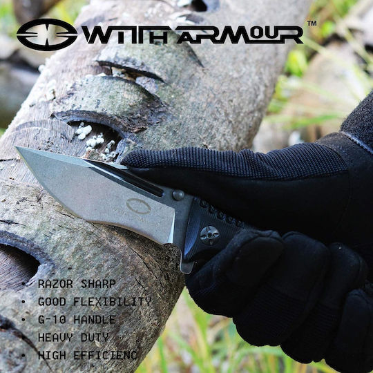 WithArmour Torpedo Pocket Knife Black