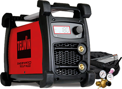 Telwin Advance 227XT MV/PFC VRD Welding Machine Inverter TIG / MMA with Maximum Welding Current 200A and Duty Cycle 30%