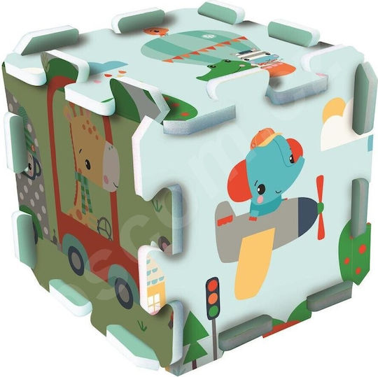 Fisher Price Puzzle De Podea Interactiv Cu Animăluțe 8 Piese