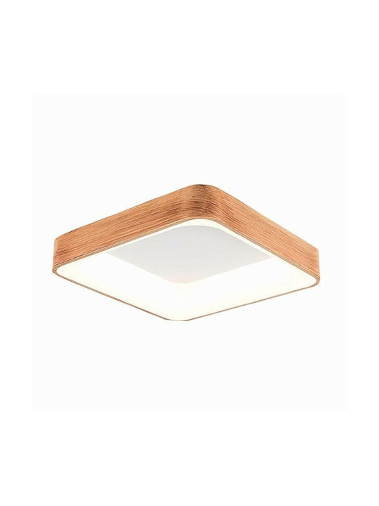 Inlight 42174A Modern Wooden Ceiling Light with Integrated LED 56pcs Brown 42174-Α