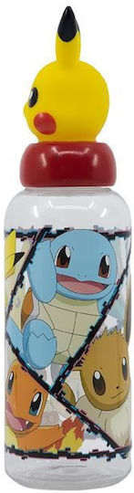 Stor 3D Pokemon Παιδικό Παγούρι Πλαστικό Κίτρινο 560ml