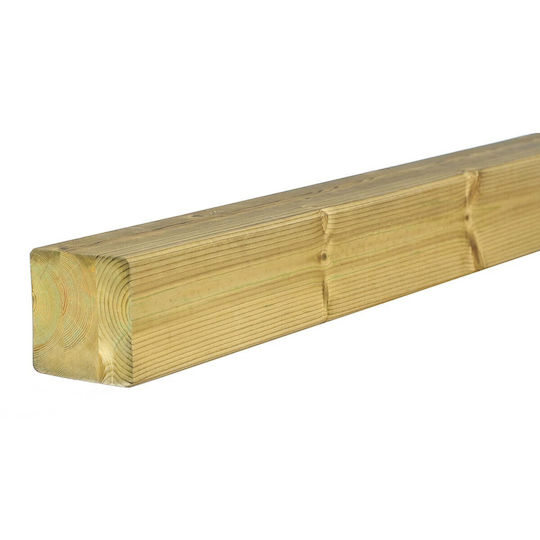 Showood Posta pentru Împrejmuire Grădină din Lemn 300x10x10buc 1buc Gray
