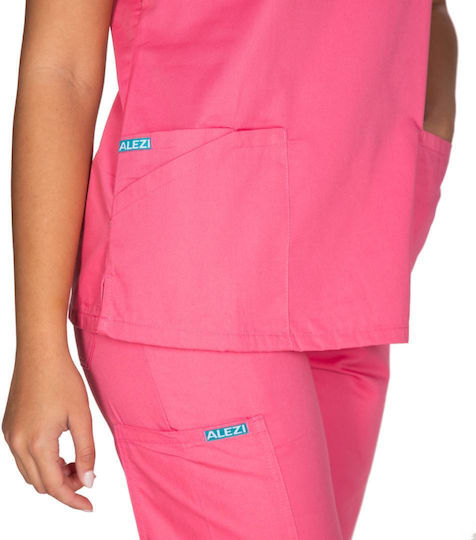 Alezi Women's Pink Pants & Blouse Set Cotton and Polyester 96pcs