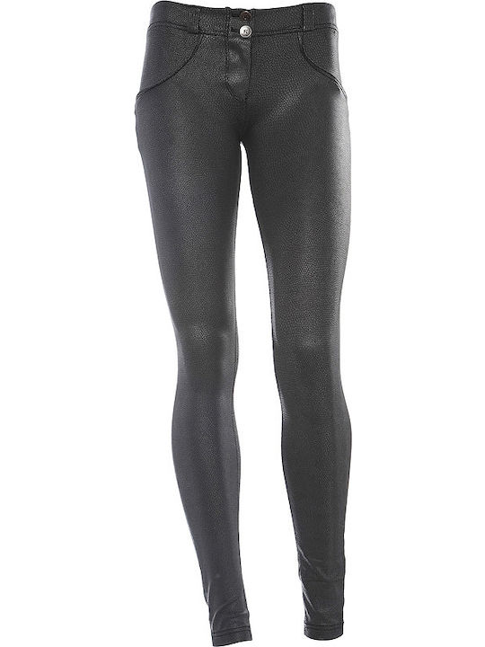 Wr.Up Skinny Women's Jean Trousers Push Up in Skinny Fit Black