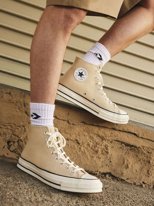 Chuck 70 Μποτάκια Oat Milk / Egret / Black