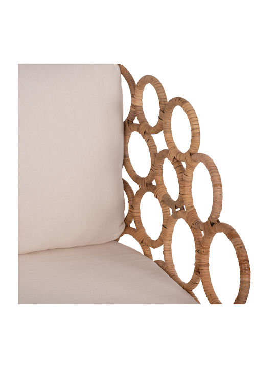 Ringer Πολυθρόνα Φυσικό Χρώμα 60x75x81cm