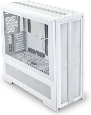 Lian Li V3000 Plus GGF Edition Gaming Full Tower Computer Case with Window Panel and RGB Lighting White