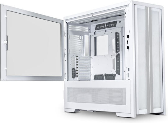 Lian Li V3000 Plus GGF Edition Gaming Full tower Carcasă Calculator cu Fereastră Laterală și Iluminare RGB White GGF Edition