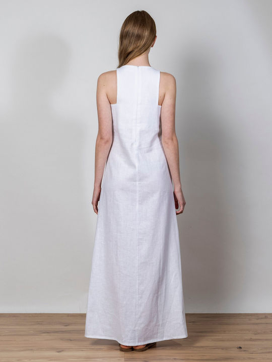 Sommer Maxi Kleid Weiß