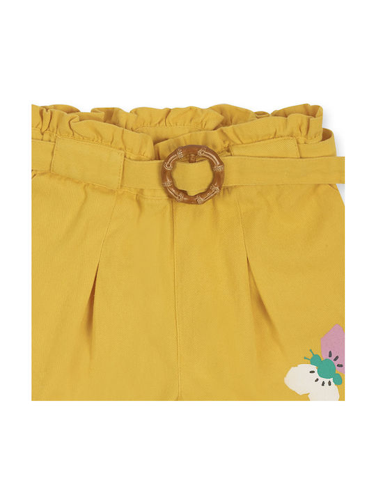 Kids' Shorts/Bermudas Fabric Yellow