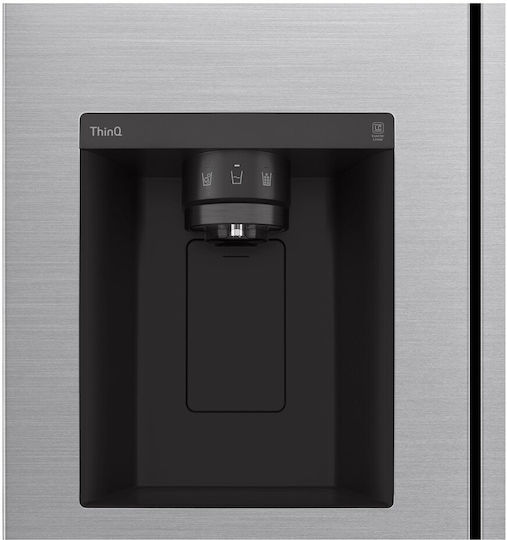 LG Ψυγείο Ντουλάπα 635lt NoFrost Υ179xΠ91.3xΒ73.5εκ. Inox GSJV70PZTE