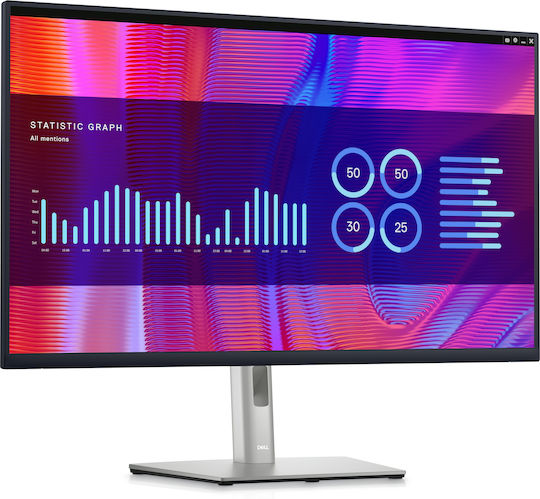 Dell P2723DE IPS Monitor 27" QHD 2560x1440 με Χρόνο Απόκρισης 8ms GTG