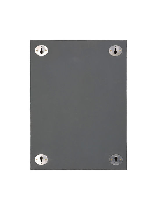 ArteLibre Wall Decor Grey Polyresin 29.5x3.5x39.5cm
