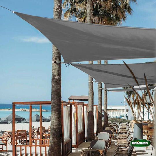 Grasher Ε220 Правоъгълена Shade Sail Сив С парчета 3x4m 180гр/кв.м