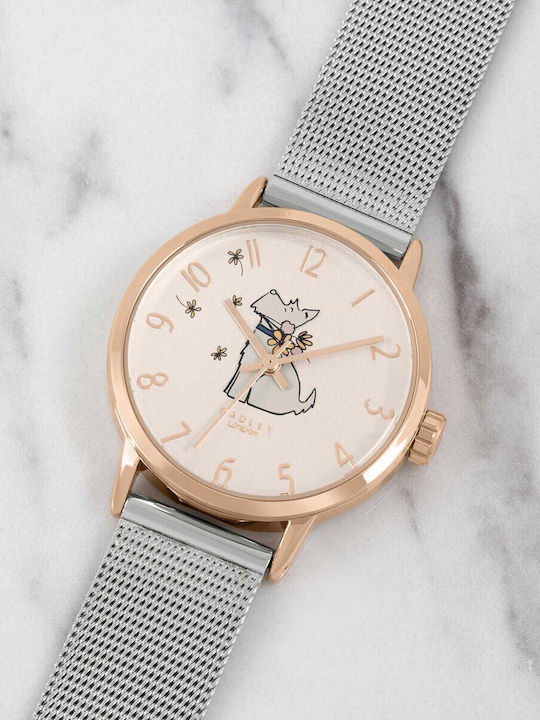 Radley Γυναικείο Ρολόι 31mm Μπαταρίας με Ασημί Μεταλλικό Μπρασελέ