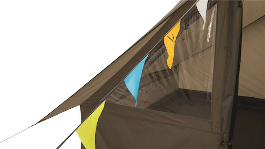 Easy Camp Moonlight Cabin 10 Camping Tent A-Frame Gray 4 Seasons for 10 People 360x275x255cm