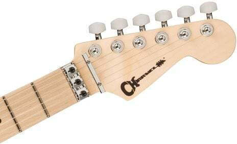 Charvel Pro-Mod So-Cal Elektrische Gitarre Stratocaster mit HH Tonabnehmerkonfiguration Schwarz